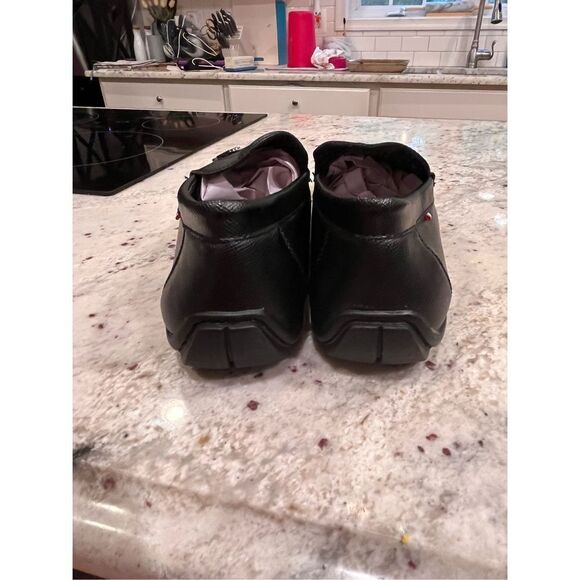 Beverly Hills Polo Club Troy Black Slip On Loafers sz 12 EUC